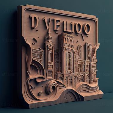 3D model Toledo Ohio (STL)